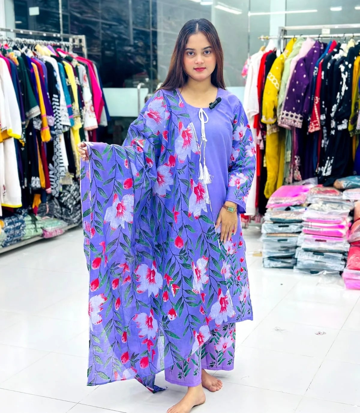 Pakistani print three piece